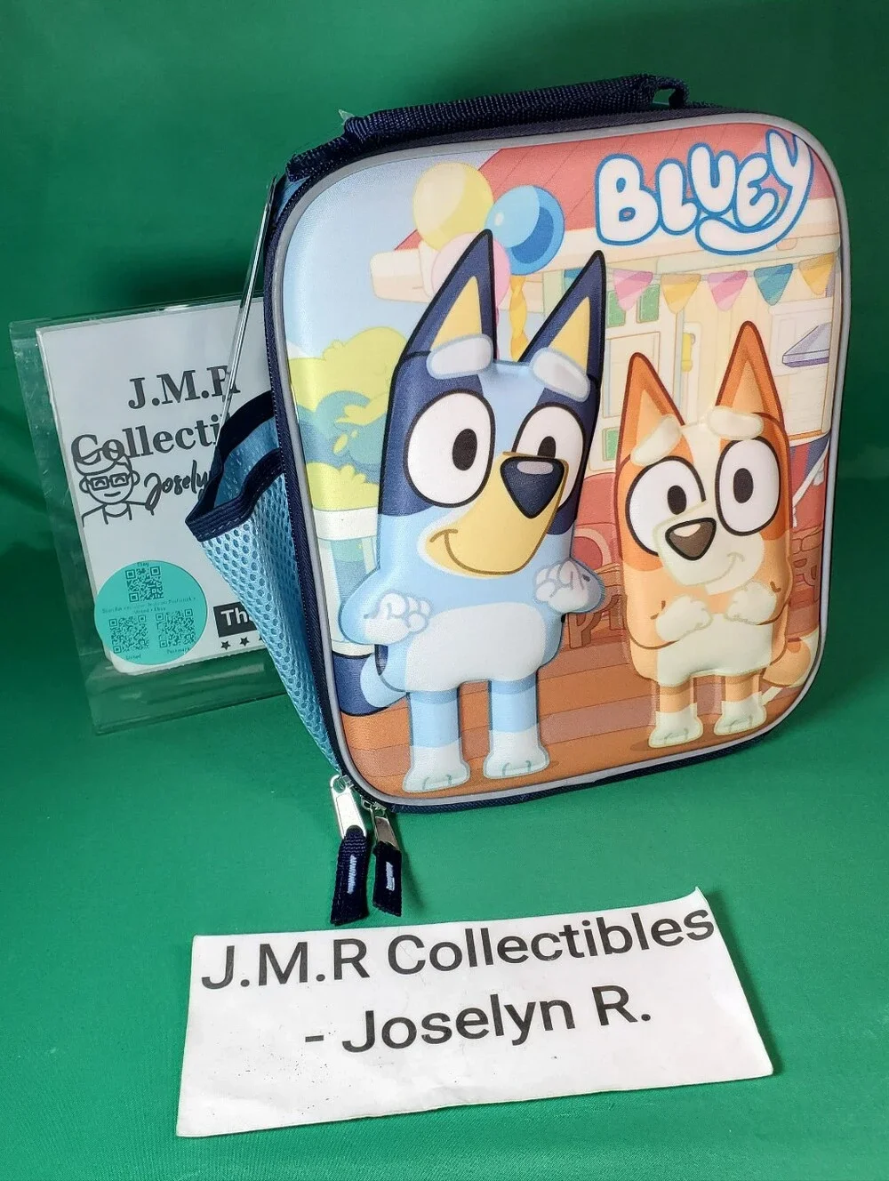 NEW Bluey & Bingo Kids Insulated Lunch Box | 3D Raised Soft Lunch Bag Reusable